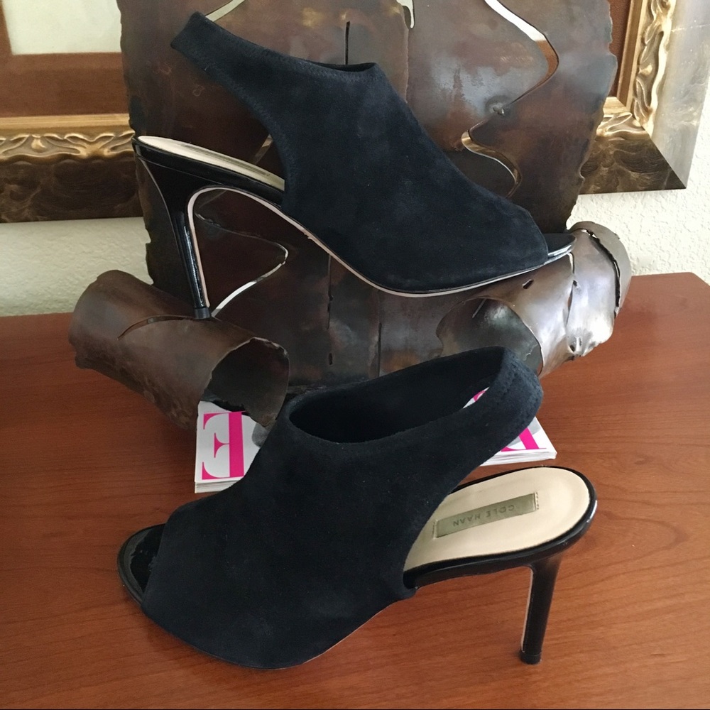 Cole Haan Grand OS Heel Booties Wore1X $180 8.5